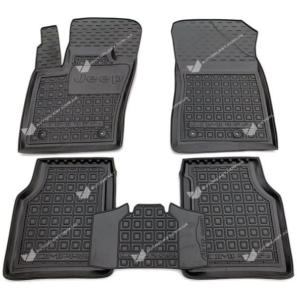 Килимки в салон JEEP Compass (2016-) (Avto-Gumm)