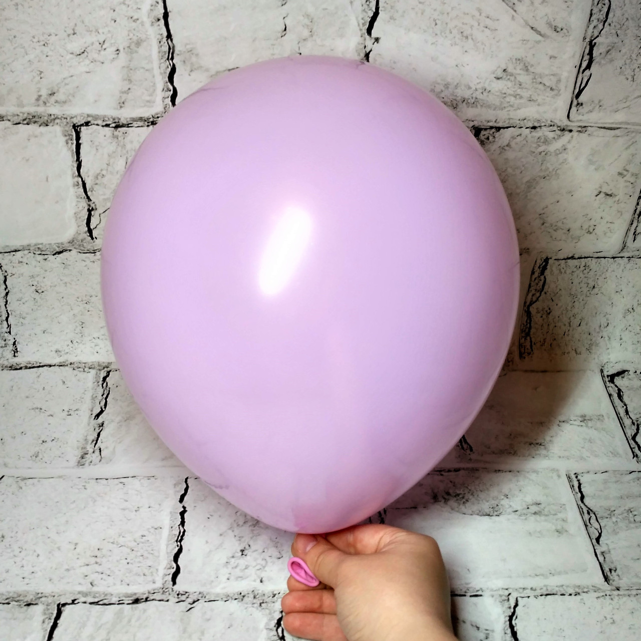 Повітряна кулька латексна, Макарун, рожева, 25 см