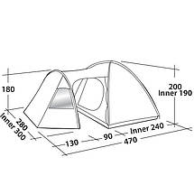 Намет п'ятимісний Easy Camp Eclipse 500 Rustic Green (120387), фото 3