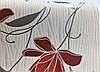 Фактурні німецькі шпалери 306227 з яскравими червоними квітами на теплому білому, молочному тлі, вінілові для дівчинки, фото 4