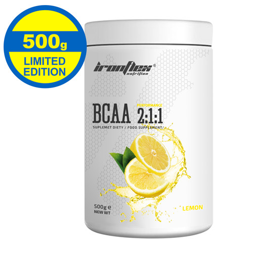 Амінокислоти IronFlex BCAA Performance 2-1-1 500 г Лимон Lemon