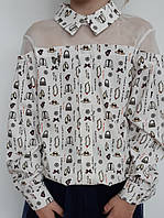 Шкільна блузка для дівчинки Suzie Раяна туфельки 122
