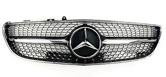 Решітка радіатора Mercedes CLS W218 (15-18) стиль AMG Diamond