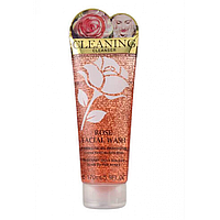 Гель-скраб для вмивання Wokali Rose Foaming Facial Wash Scrub 170 мл