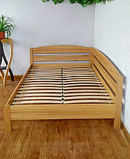 Кровать полуторная деревянная угловая из массива натурального дерева "Мишель" от производителя, фото 3