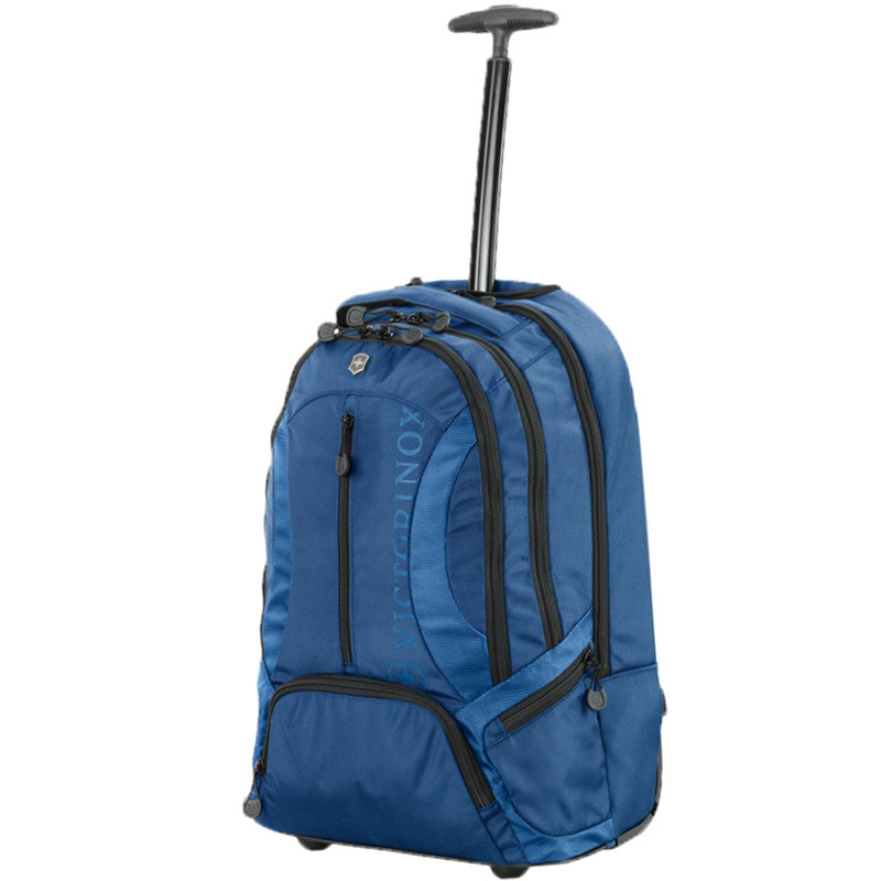 Рюкзак на 2 колесах із відділенням для ноутбука Швейцарія 36*52*25 см. синій 2201812