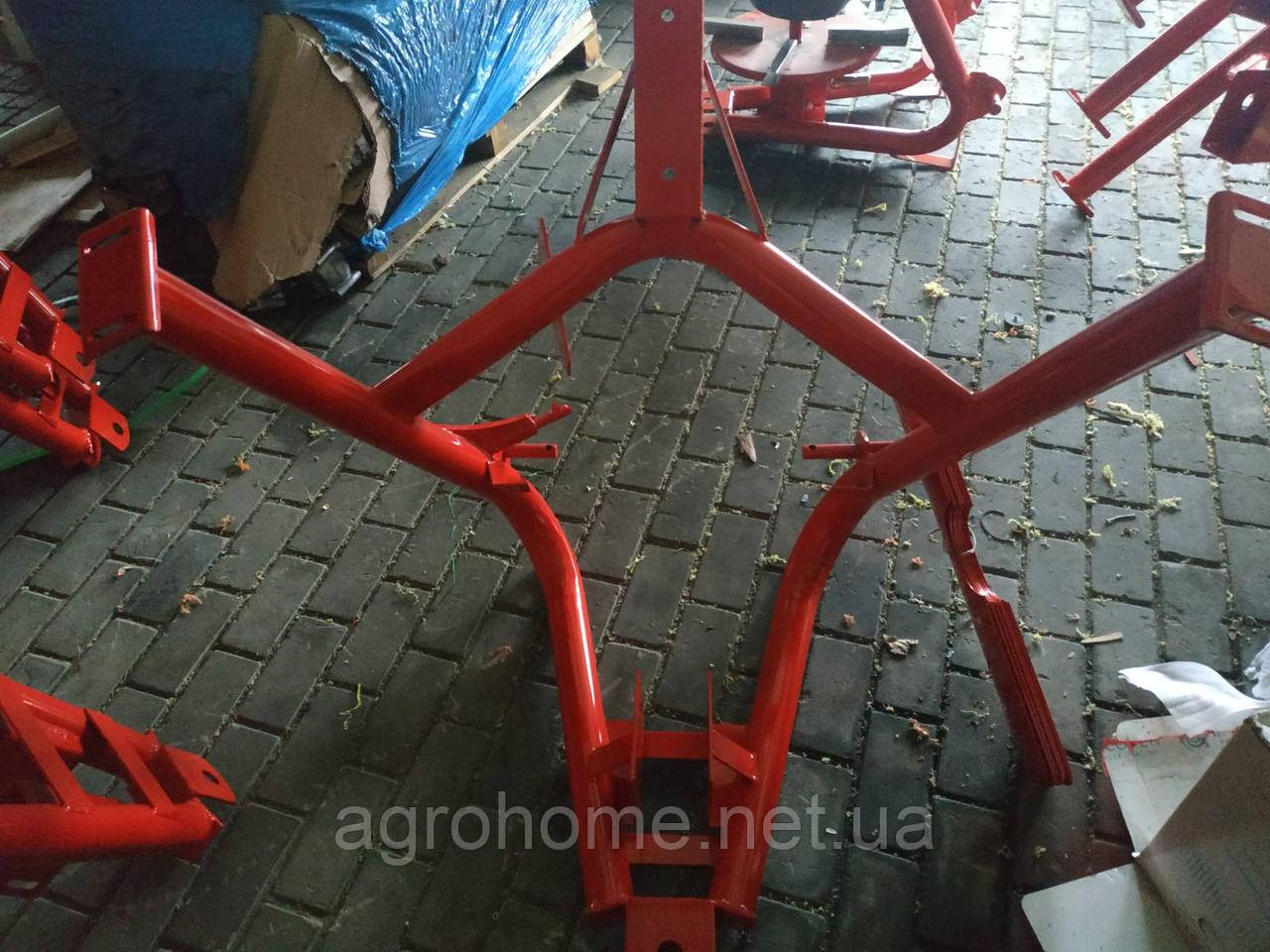 Рама розкидача мінеральних добрив під гідравлічний циліндр, фото 1