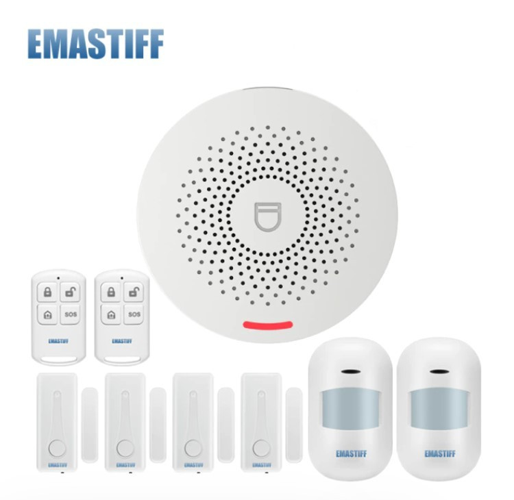 Бездротова сигналізація eMastiff W5B242 з Wi-Fi та керування через застосунок Tuya, фото 1