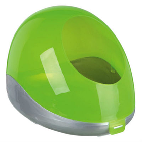 Купалка для шиншил пластик срібло-зелена 27х18х16 см Trixie TX-63002