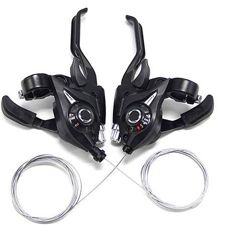 Моноблок Shimano ST-EF51-7 Altus 3x7. Велосипедні ручки перемикання швидкості Shimano ST-EF51-7 Altus, фото 1