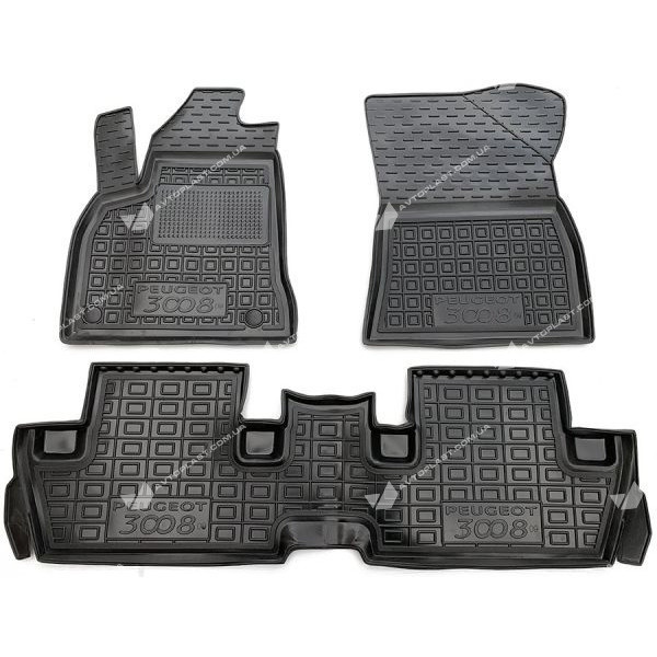 Килимки в салон PEUGEOT 3008 (2009-2016) (Avto-Gumm)