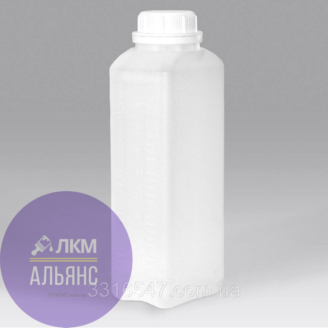 Каністра Пластикова 1л з кришкою (Флакон 1л)