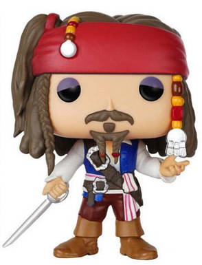 Фігурка Джек Горобець. Фанко Поп Джек Горобець. Funko POP Jack Sparrow. Статуетка Джек Горобець (Jack Sparrow) 9 см, фото 2