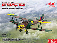 Пластикова модель 1/32 ICM 32035 британський навчальний літак de Havilland DH.82A Tiger Moth