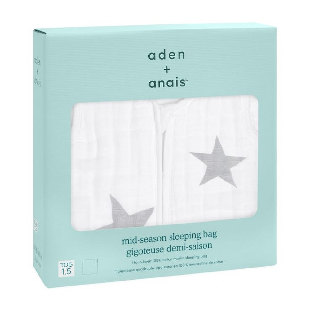 ADEN&ANAIS — Багатошаровий бавовняний спальник Twinkle 6-18 місяців, фото 1