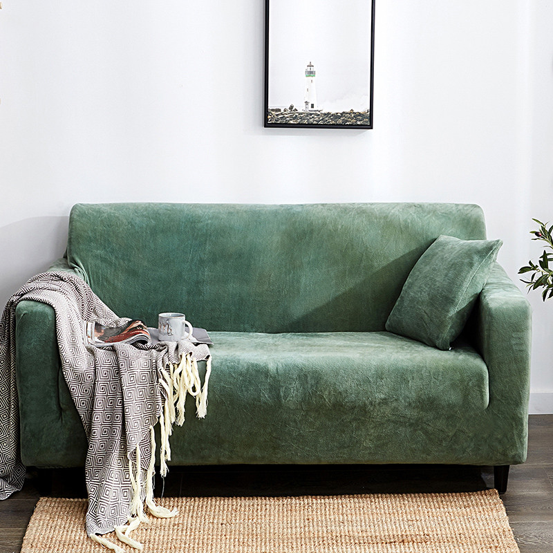 Натяжна чохол на крісло без спідниці, чохли для крісел HomyTex Замшевий Мікрофібра Ментол м'ята Різні кольори, фото 1