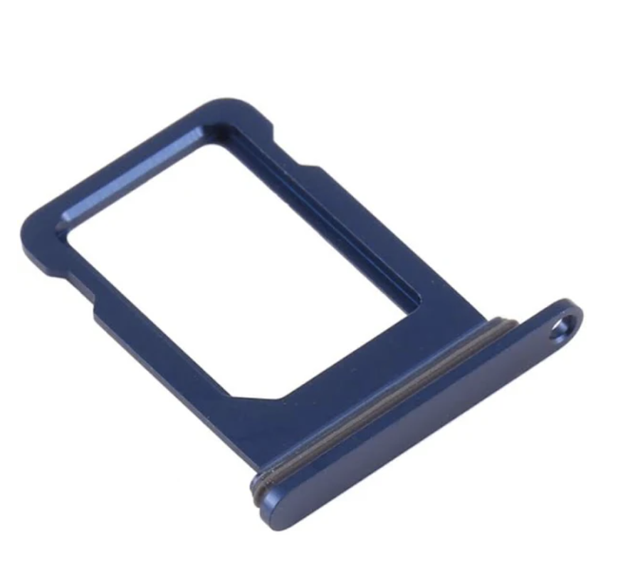 Лоток для сім карти iPhone 12 , колір синій, 2 sim, фото 1