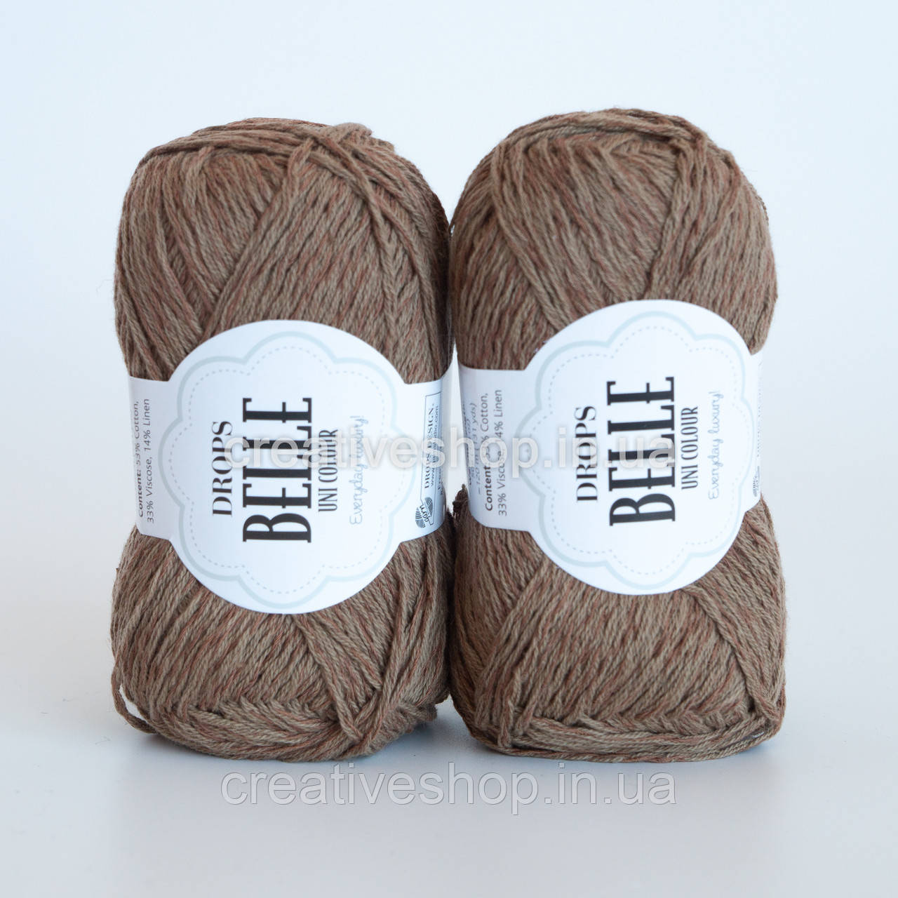 Пряжа Drops Belle (колір 25 forest brown)