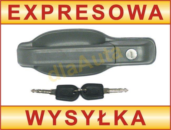 Iveco Turbo Daily 89-99 зовнішня ручка сіра передня ліва, арт. DA-6581