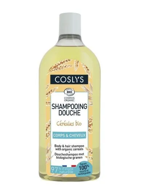 Шампунь для волосся та тіла c органічними злаками Coslys, 750 мл