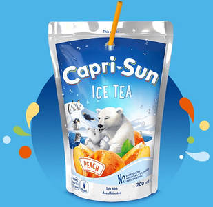 Чай холодний Capri-Sun Peach Капризон Персик 200 мл Німеччина