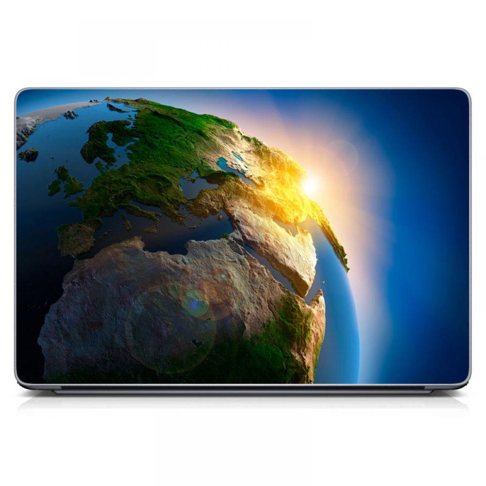 Універсальна наклейка для ноутбука, 13.3"-17.3” 400x260 мм Our Earth Матова, класні наклейки на ноут