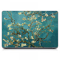 Наклейка на ноутбуки виниловая 13.3"-17.3 400x260 мм Blossoming Almond Tree Матовая, подарки для подруги,