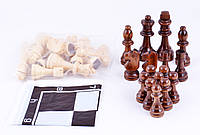 Шахові фігури дерев'яні W-035