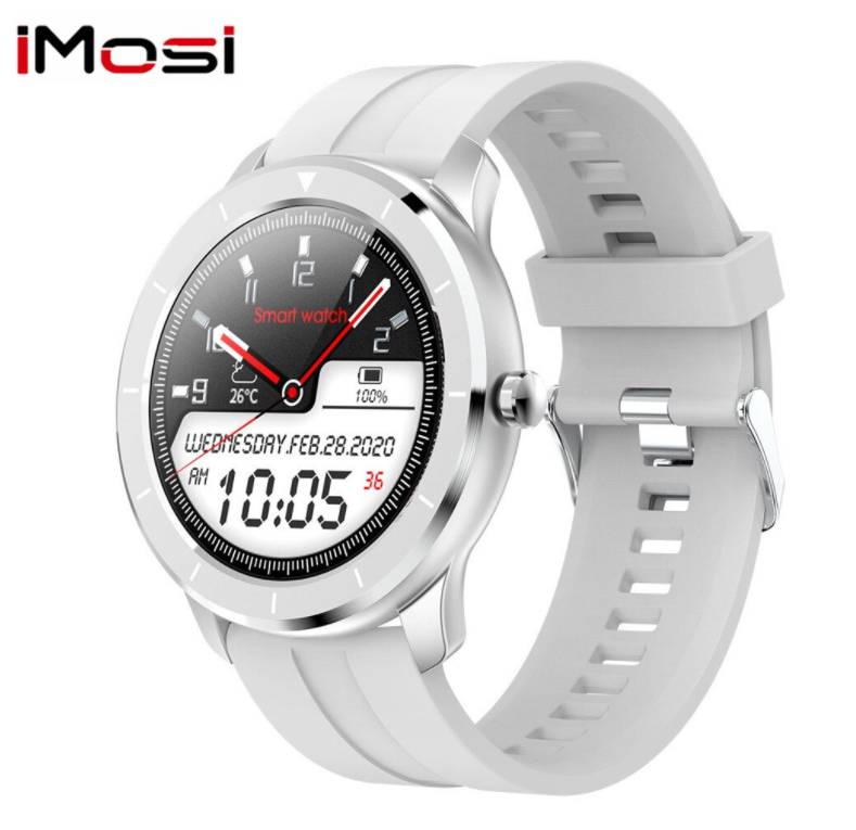 Чоловічий сенсорний наручний розумний смарт годинник Smart Watch Н67-35 фітнес браслет трекер Білий