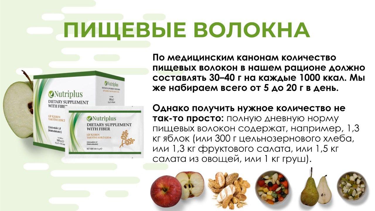 Клітковина Харчові волокна Nutriplus Farmasi. - фото 3 - id-p1213935650