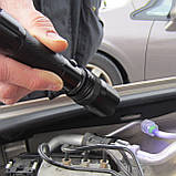 Аккумуляторний ультрафіолетовий ліхтар Mastercool 53518-UV (Ліхтарик UV + окуляри + адаптер 220v), фото 2