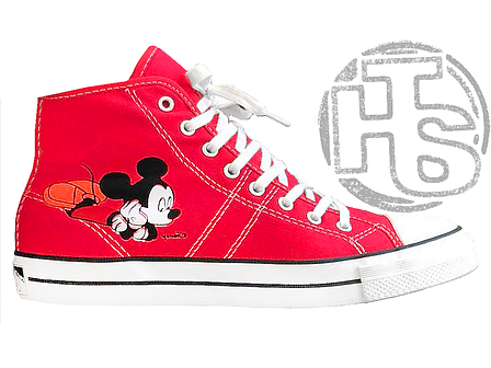 Жіночі кеди Converse All Star High Red Disney Mickey Mouse ALL03286, фото 2