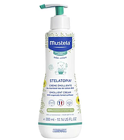 Mustela Stelatopia Emollient Cream Мустела Смягчающий Крем Для Лица и Тела От Рождения 300 мл Доставка из ЕС