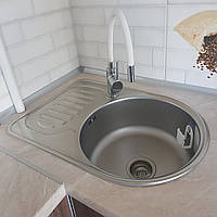 Кухонна мийка Platinum 6745 Satin 0,8 мм