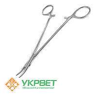 Затискач Москіт судинний вигнутий по площині