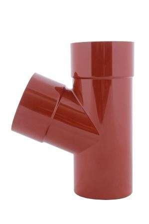 Трійник Profil 100/75/67 90 червоний, фото 1