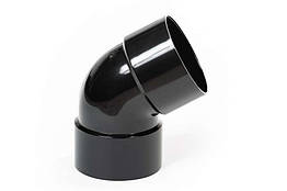 Коліно дворозтрубне PROFiL 100 чорне