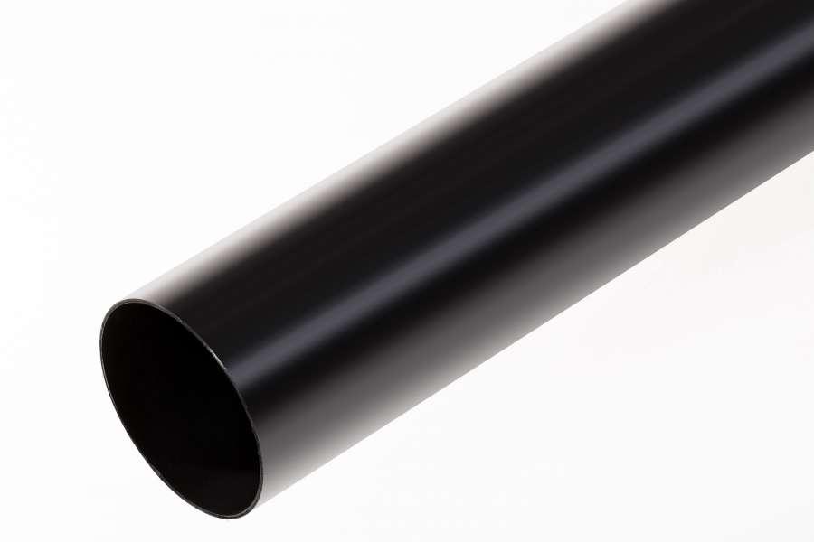 Труба водостічна Profil 75 чорна 3м, фото 1