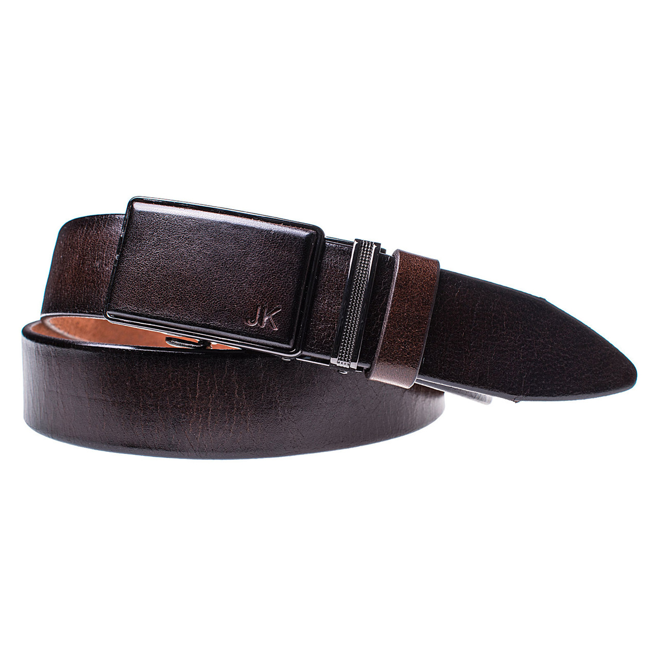 Чоловічий шкіряний ремінь JK Коричневий (MA352030131)