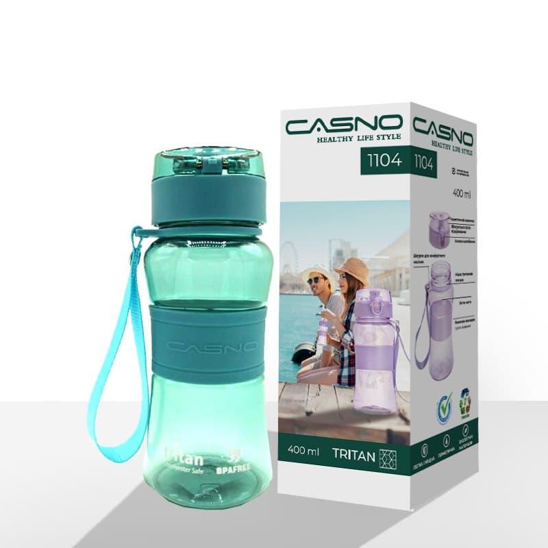 Пляшка для води CASNO 400 мл KXN-1104 Tritan Зелена - фото 7 - id-p1422739567