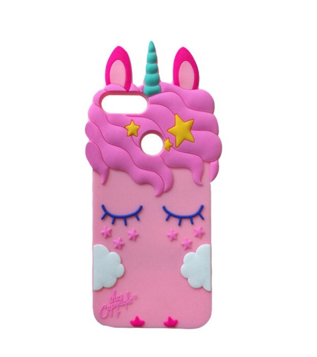 Чохол-бампер Єдиноріг 3D гумовий для Huawei Nova 2 Lite, фото 1