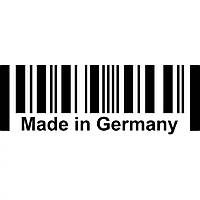 Вінілова наклейка на автомобіль - Made in Germany v2 (Штрихкод)