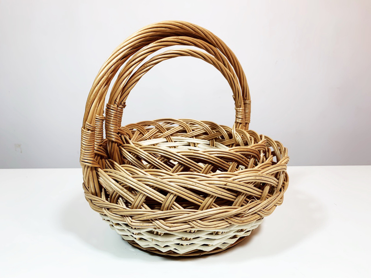 Кошик великодній Eurorover із лози 4 шт 25х25 / 23x22 / 20x19 / 17x17 см Польща, фото 1