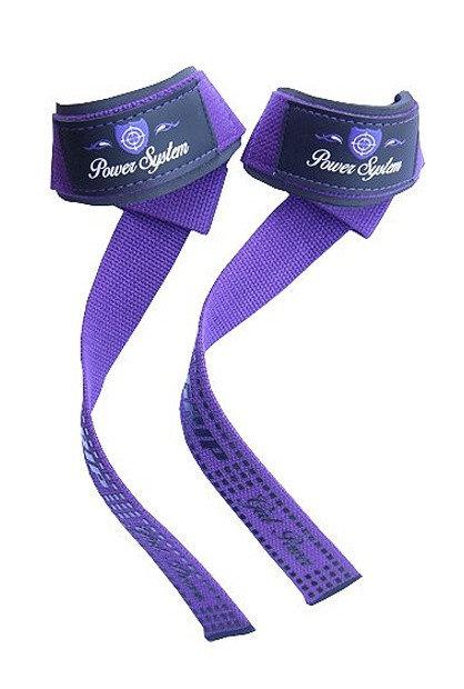 Лямки для тяги Power System PS-3420 G-Power Straps Purple