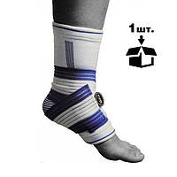 Бандаж на гомілкостоп Power System PS-6009 Ankle Support Pro Blue/White (1шт.) L/XL