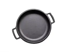 Каструля чавунна з кришкою-сковородою 4 л, фото 2