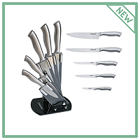 Набір кухонних ножів з нержавіючої сталі Maestro з підставкою з 6 предметів