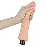 Реалістичний класичний вібратор REAL SOFTEE 24 см на 3 см, фото 2