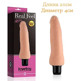 Реалістичний вагінальний вібратор REAL FEEL 20 см 4см