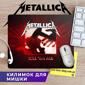 Килимок для мишки 30*20 см  Металіка "Kill `Em All" / Metallica